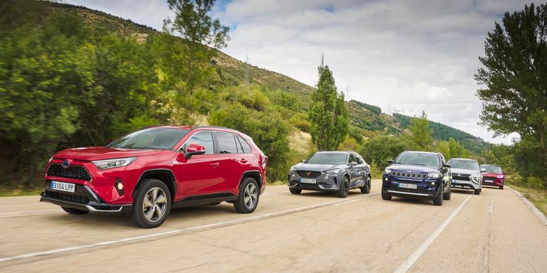Enlace:Se busca al mejor SUV PHEV: Jeep Compass, Ford Kuga, Toyota RAV4, Cupra Formentor o Mitsubishi Eclipse Cross